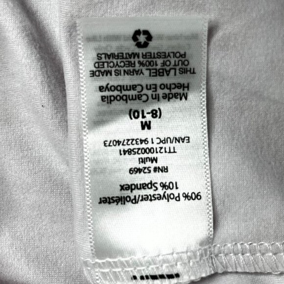 Time and Tru Capri Legging Womens Medium Pink White New Tie Dye - Picture 7 of 9